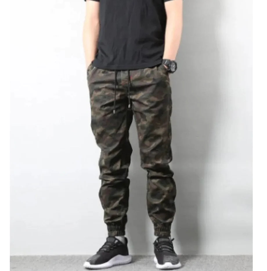 Retro Camo Streetwear Pants