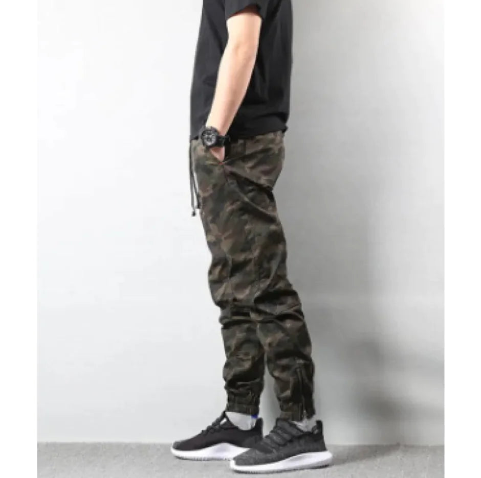 Retro Camo Streetwear Pants