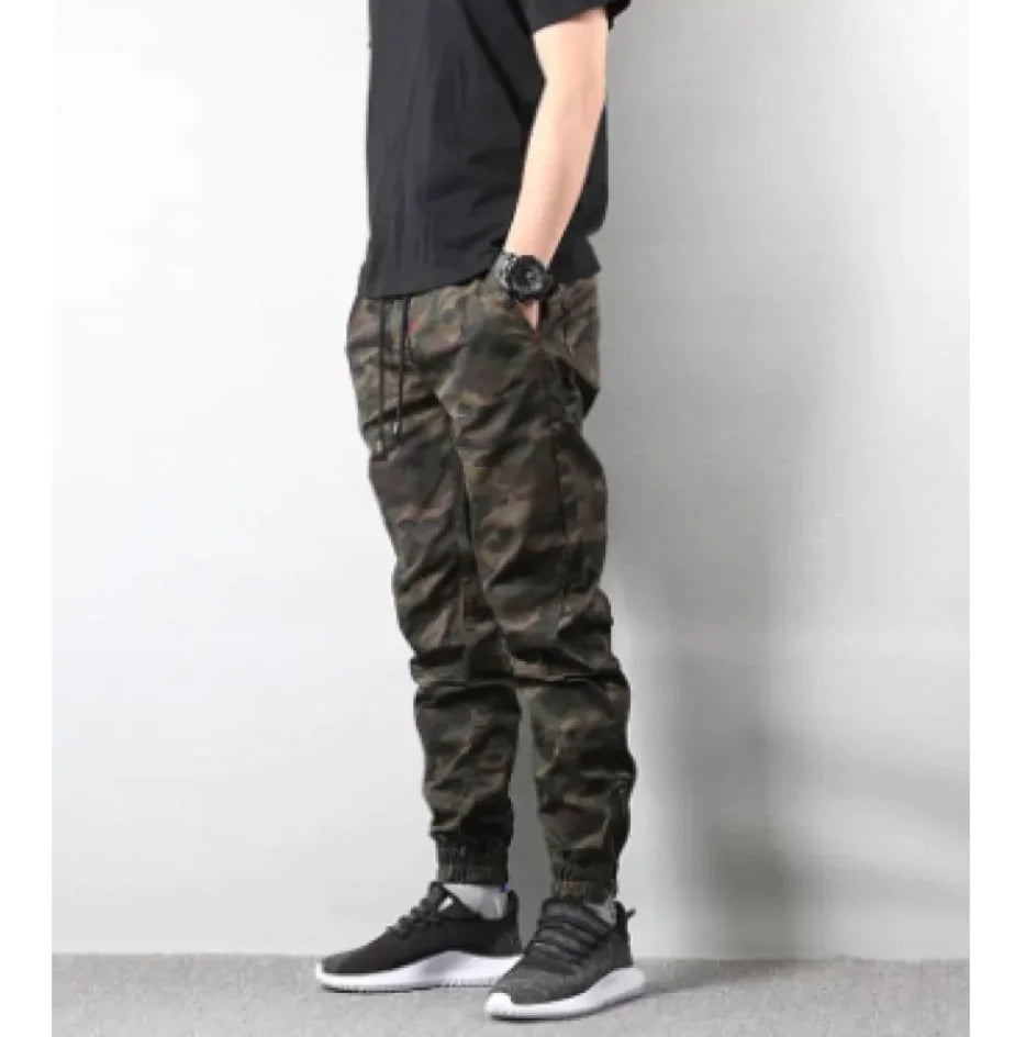 Retro Camo Streetwear Pants